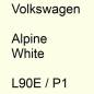 Preview: Volkswagen, Alpine White, L90E / P1.